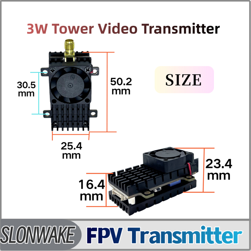 Rc Transmitter Drone - SLONWAKE 5.8G 3000mW Simulation VTX FPV