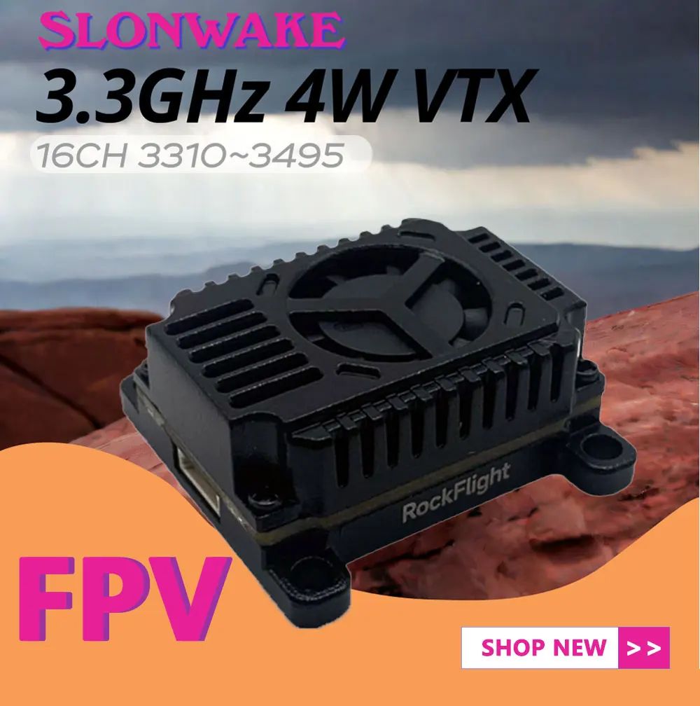 SLONWAKE FPV 3.3G 16CH 4000mW  - đánh giá và giá Rc Transmitter Drone