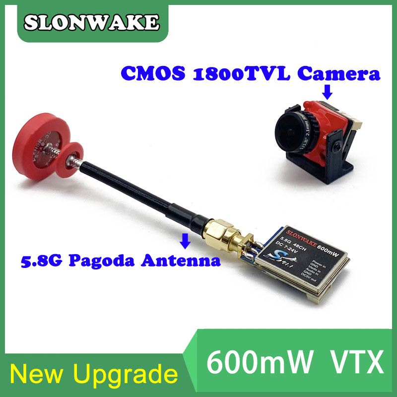 5.8G 48CH 600mW adjustable VTX - đánh giá và giá Rc Transmitter Drone