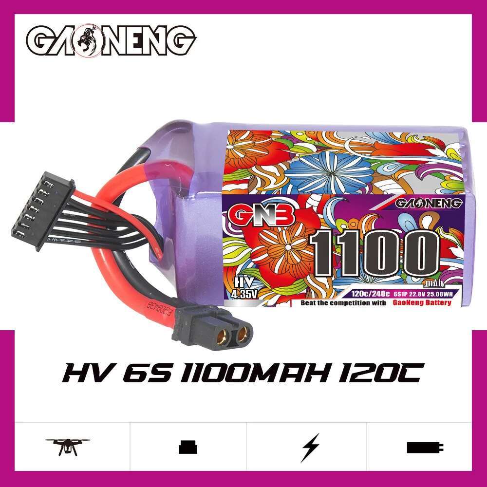 2Pcs GNB 6S Lipo Battery 22.8V - đánh giá và giá Drone Lipo Battery