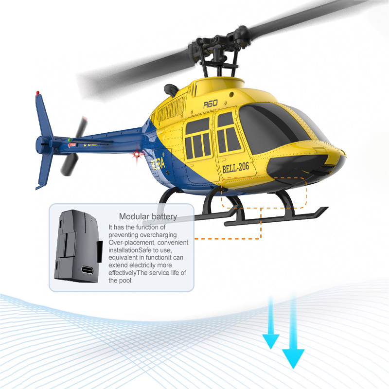 A60 RC Helicopter 2.4G 6-Aixs  - đánh giá và giá Drone Rc Bolide