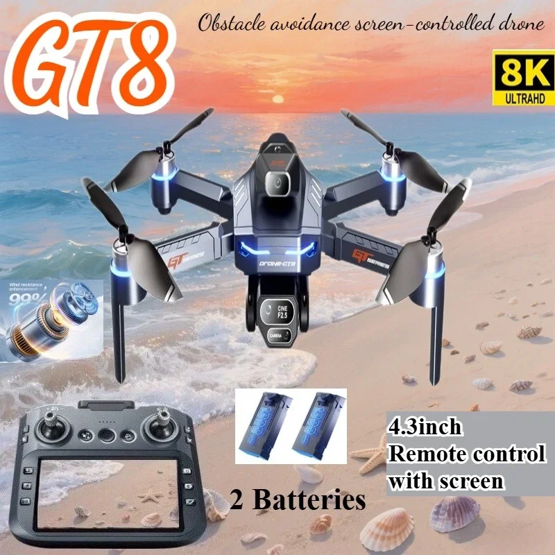 Drone 4K HD GT8 Camera Obstacl - đánh giá và giá Drone Top Rc