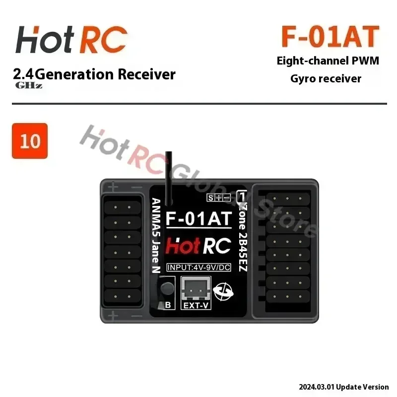 HOTRC 2.4Ghz 4/6/8 Channel F-0 - đánh giá và giá Rc Boat
