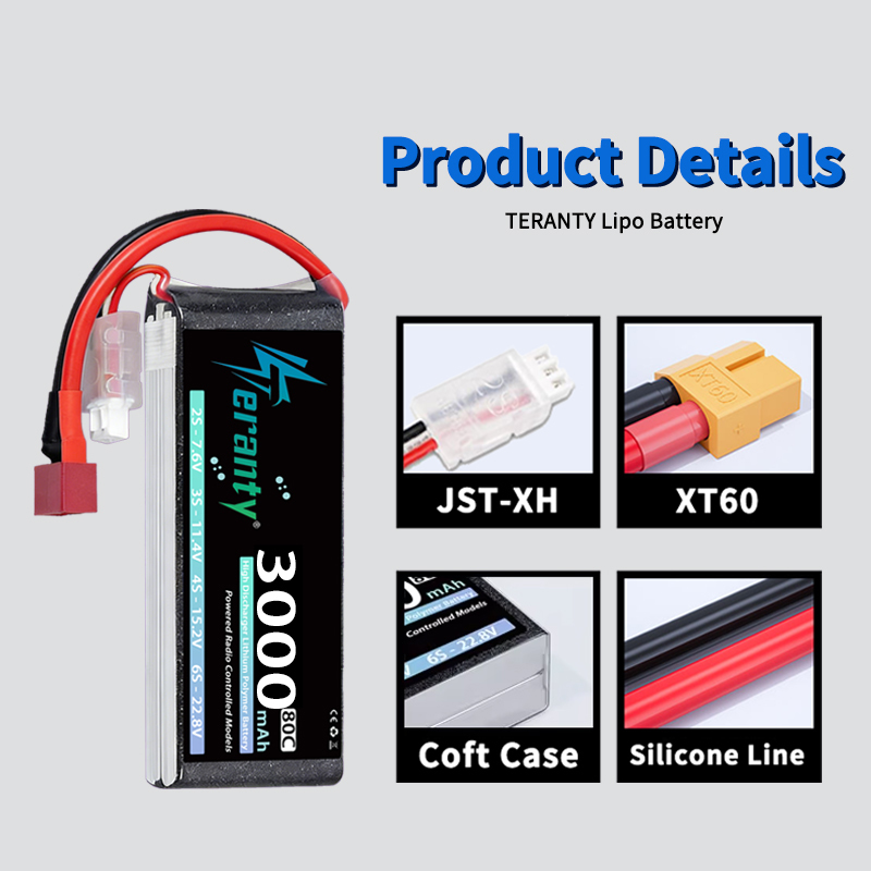 TERANTY 2S 3000mAh Lipo Batter - đánh giá và giá Drone Lipo Battery