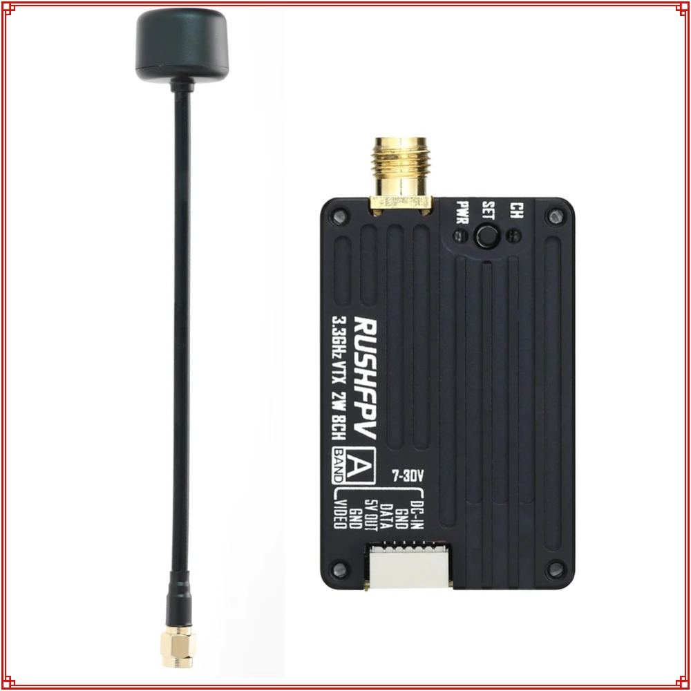 2026 New RUSHFPV 3.3G 2W VTX T - đánh giá và giá Rc Transmitter Drone