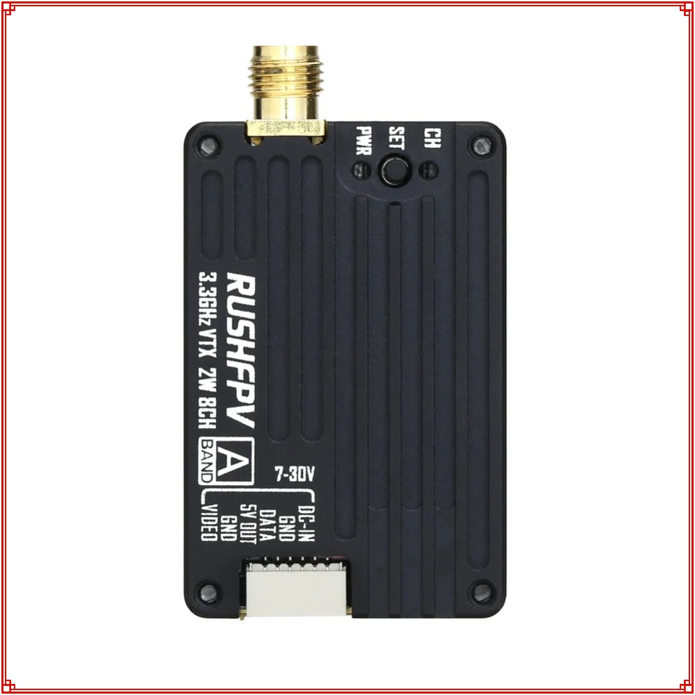 2026 New RUSHFPV 3.3G 2W VTX T - đánh giá và giá Rc Transmitter Drone