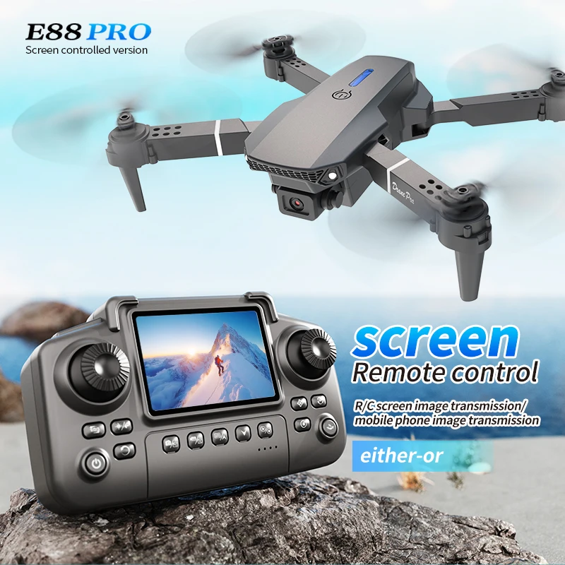 Professional E88 PRO Drone wit - đánh giá và giá Drone Rc Bolide