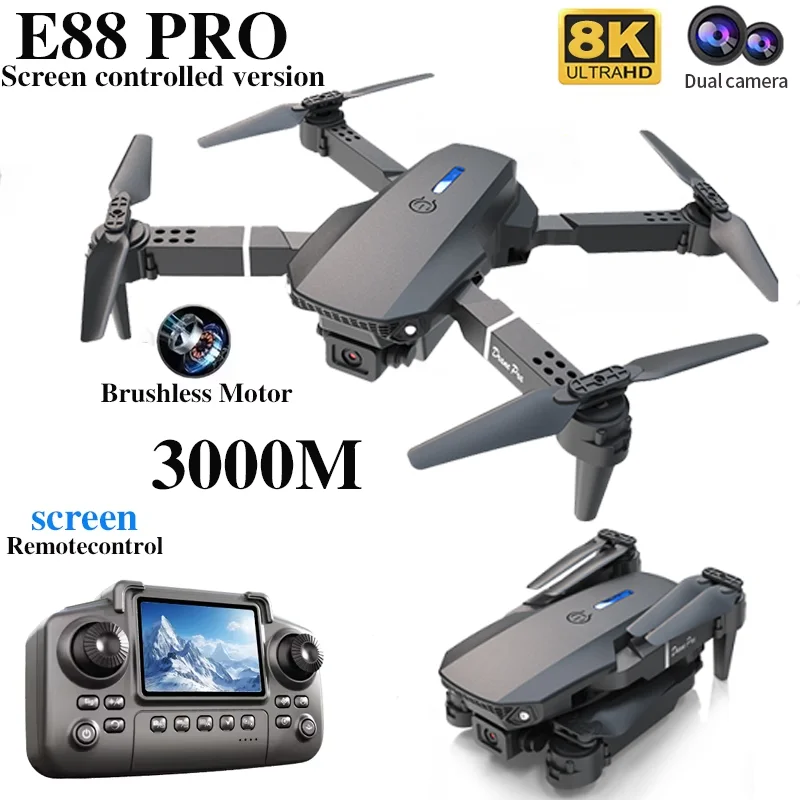 Professional E88 PRO Drone wit - đánh giá và giá Drone Rc Bolide