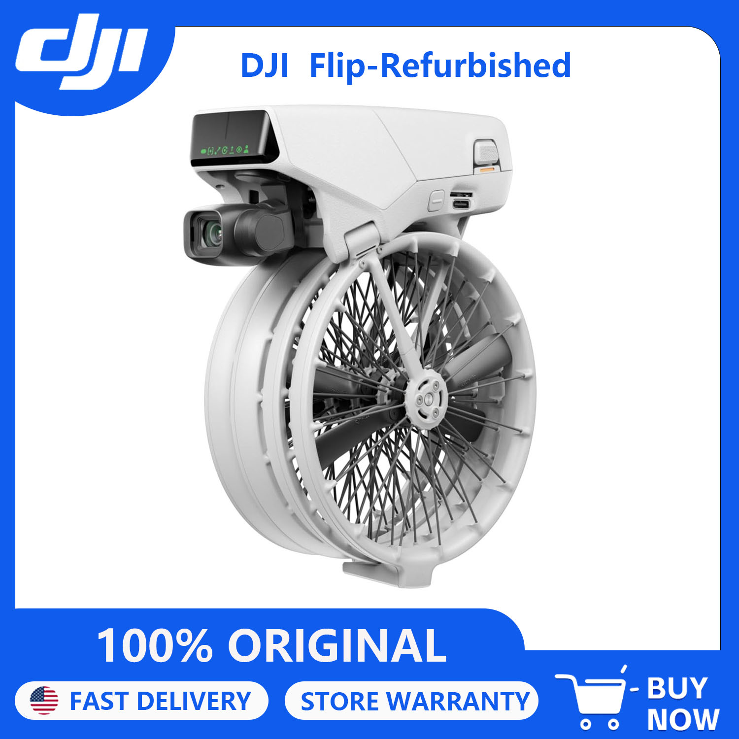 Refurbished DJI Drones Flip Fl - đánh giá và giá Drone Top Rc