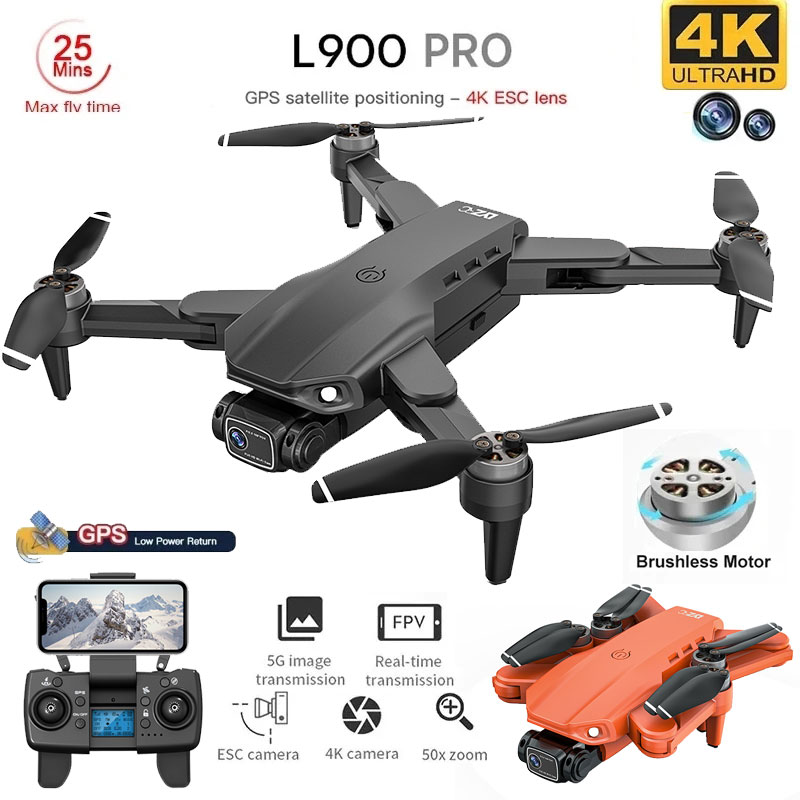 L900 Pro GPS Drone 4K Professi - đánh giá và giá Drone Rc Foldable