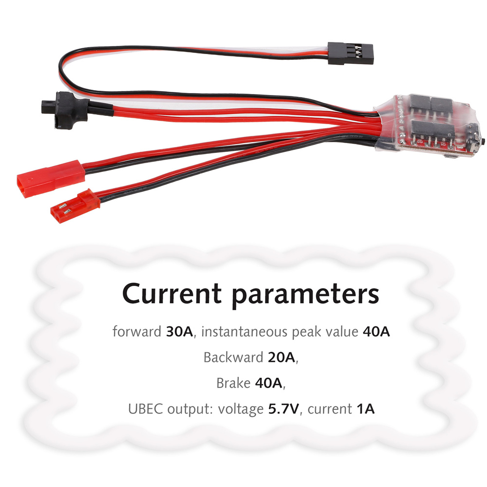 Mini RC Car 30A Brushed ESC Fo - đánh giá và giá Rc Boat