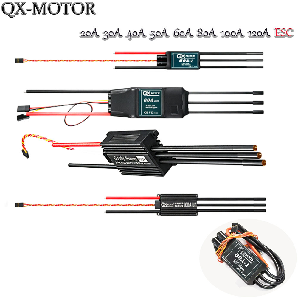 20A-120A Brushless ESC Speed C - đánh giá và giá Drone Rc Jet