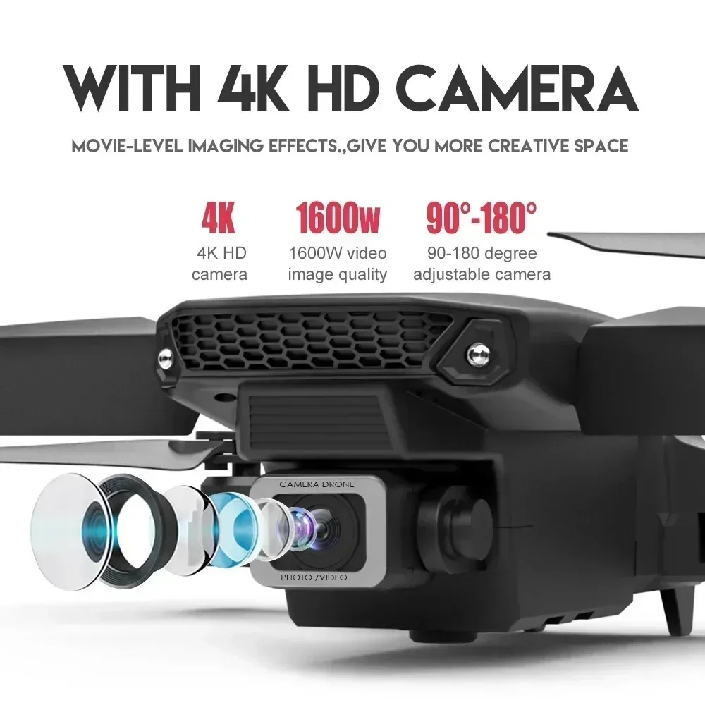 E88 Pro WIFI FPV Drone Wide An - đánh giá và giá Drone Rc Foldable