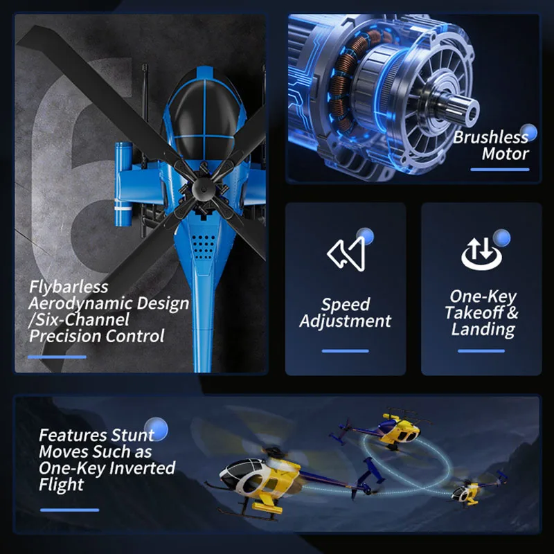 2026 New RC Helicopter MD500   - đánh giá và giá Drone Rc Fighter Jet
