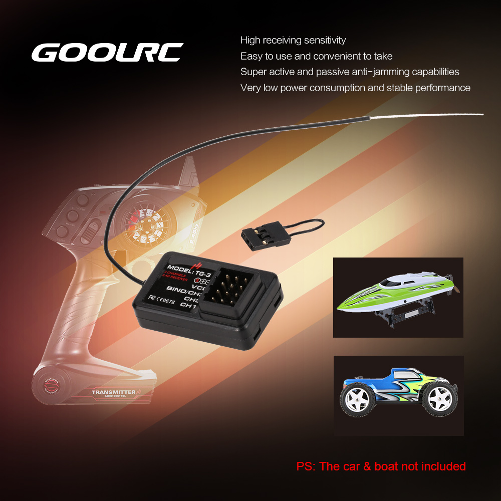 GoolRC TG-3 2.4G 3CH RC Car Bo - đánh giá và giá Telemetry Module Rc