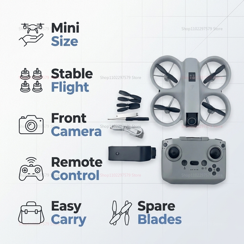 Mini Drone with 8K HD Camera F - đánh giá và giá Drone Pro Rc Ufo