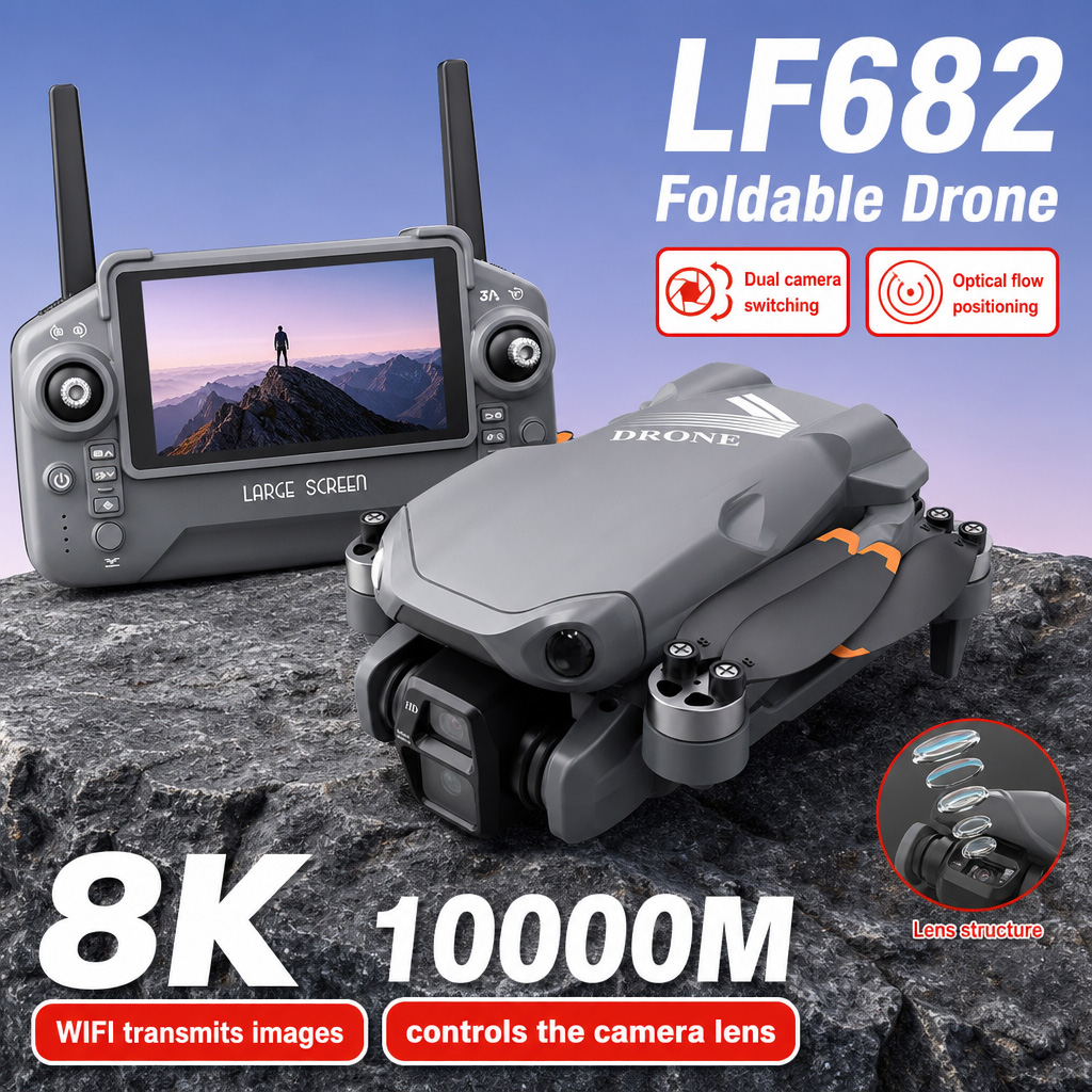 Aerial Photo LF682 Drone 8K HD - đánh giá và giá Drone Dji Rc Pro