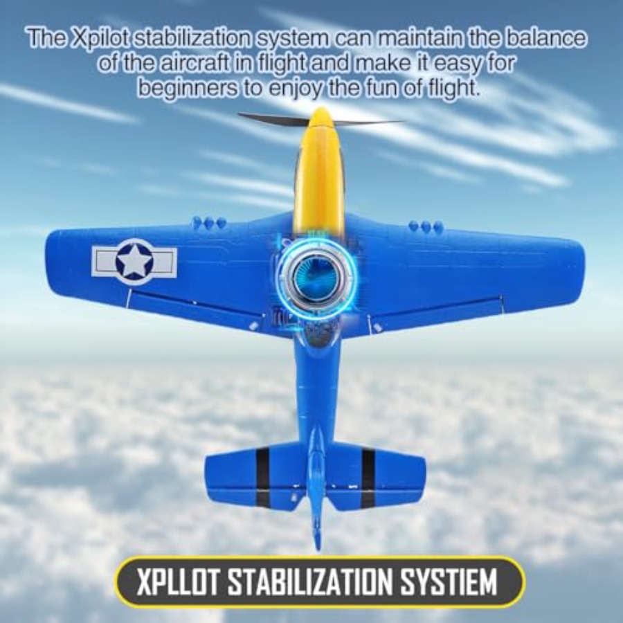 P51D RC Plane 4CH 2.4GHz RTF R - đánh giá và giá Drone Top Rc