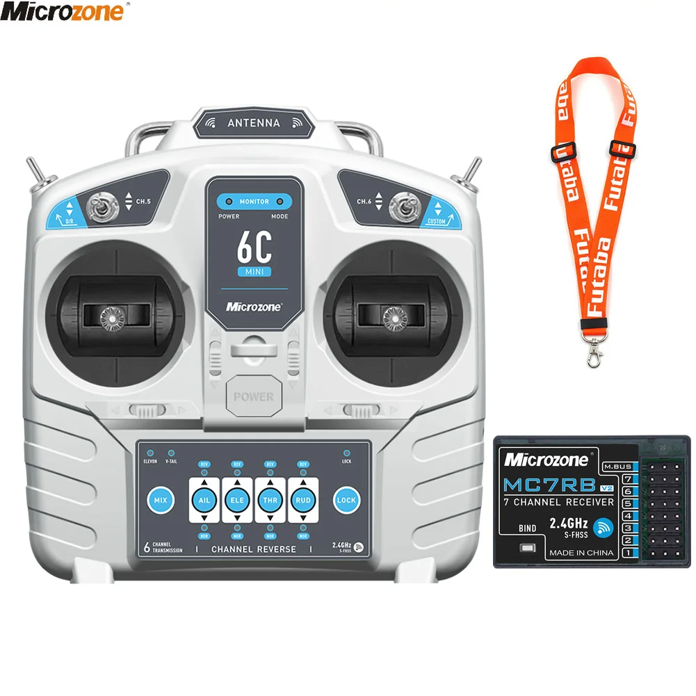 MicroZone MC6C Mini V2 2.4G 6C - đánh giá và giá Telemetry Module Rc