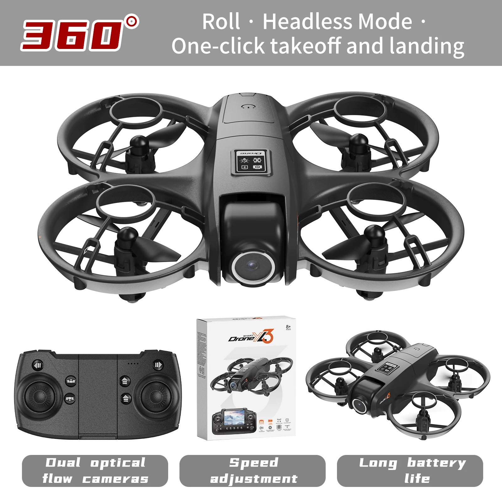 New YL3 RC Drone 8K 1080P Wide - đánh giá và giá Drone Dji Rc Pro