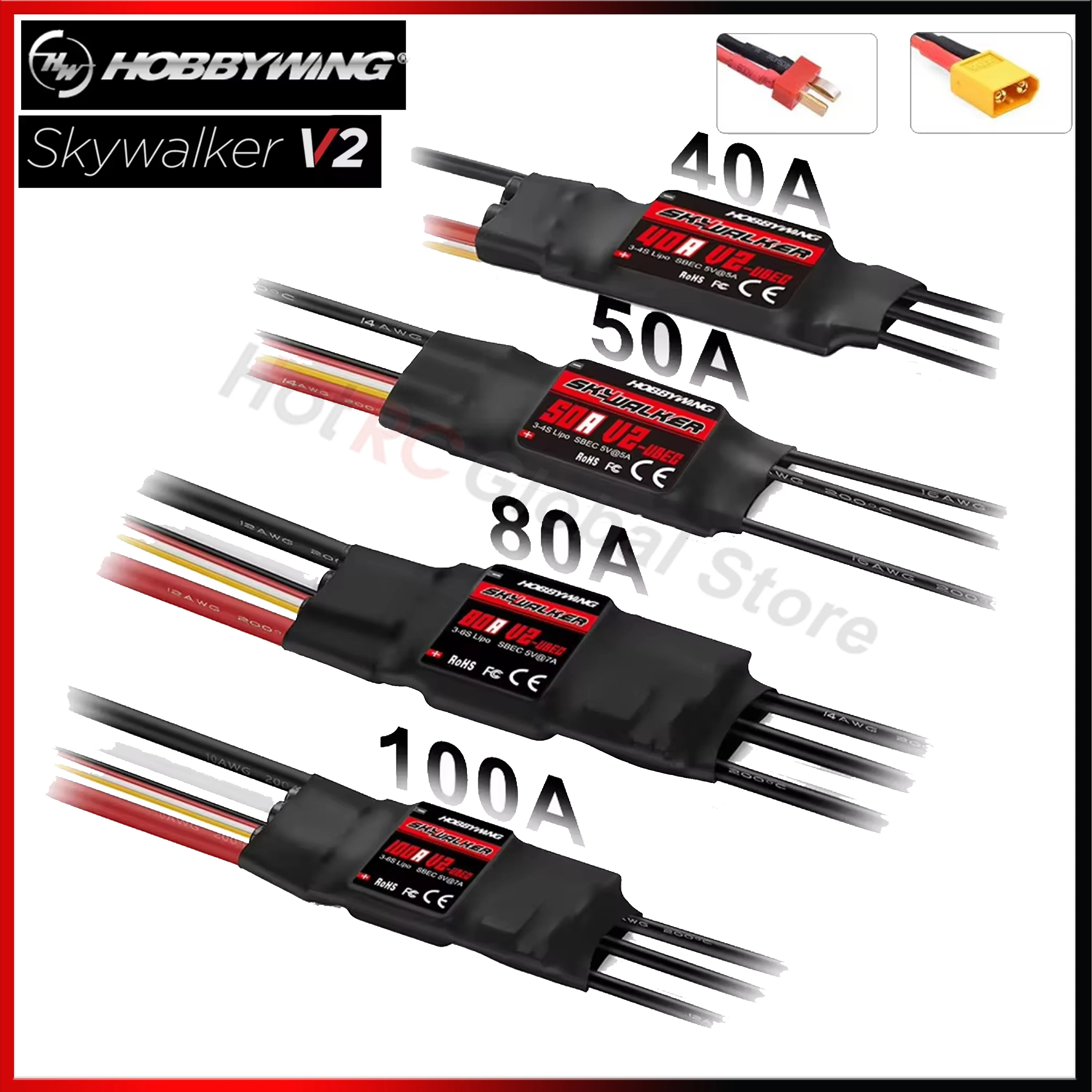 HOBBYWING Skywalker V2 Series  - đánh giá và giá Drone Rc Y Series