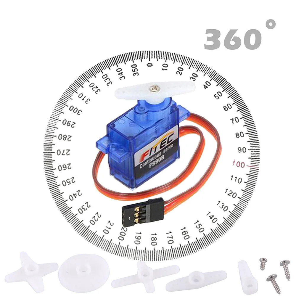 4Sets Feetech FS90R Servo 360  - đánh giá và giá Drone Rc Jet