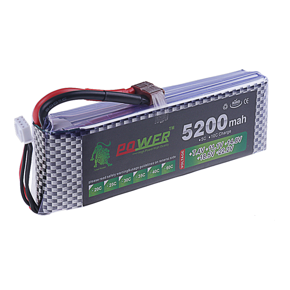 3S Lipo Battery 11.1V 5200mah  - đánh giá và giá Drone Lipo Battery
