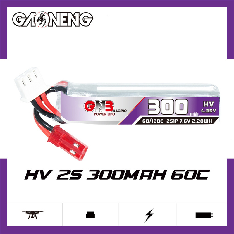 GAONENG GNB 2S 7.6V 300mAh 60C - đánh giá và giá Drone Lipo Battery